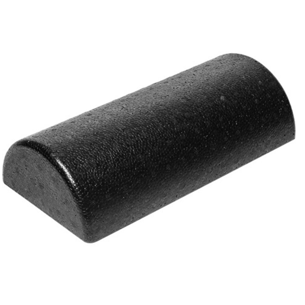 Rouleau de yoga semi-circulaire en mousse, équipement de fitness, brique noire