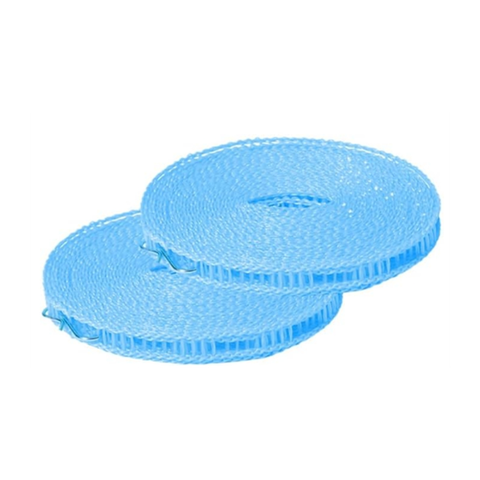 Étendoir à linge coupe-vent antidérapant, portable, réglable, en nylon, pour intérieur et extérieur