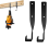 Chainsaw Wall Mount Holder Backpack Blower Rack Accessories for Garage Wall,Weed Eater String Trimmer Hanger 2PCS 3