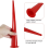 Caulking Nozzle Plastic Caulk Applicator Extension Tool Curved Long 9pcs 9