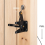 Self Locking Gate Latch for Wooden Fence Heavy Duty, Steel Spring Cable Pull String Hardware Lock Garden 6