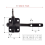 Self Locking Gate Latch for Wooden Fence Heavy Duty, Steel Spring Cable Pull String Hardware Lock Garden 4