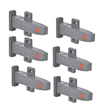 Self-Closing Push to Open Cabinet Hardware Door Latch Duty Latches for Hidden Release 6 Pack