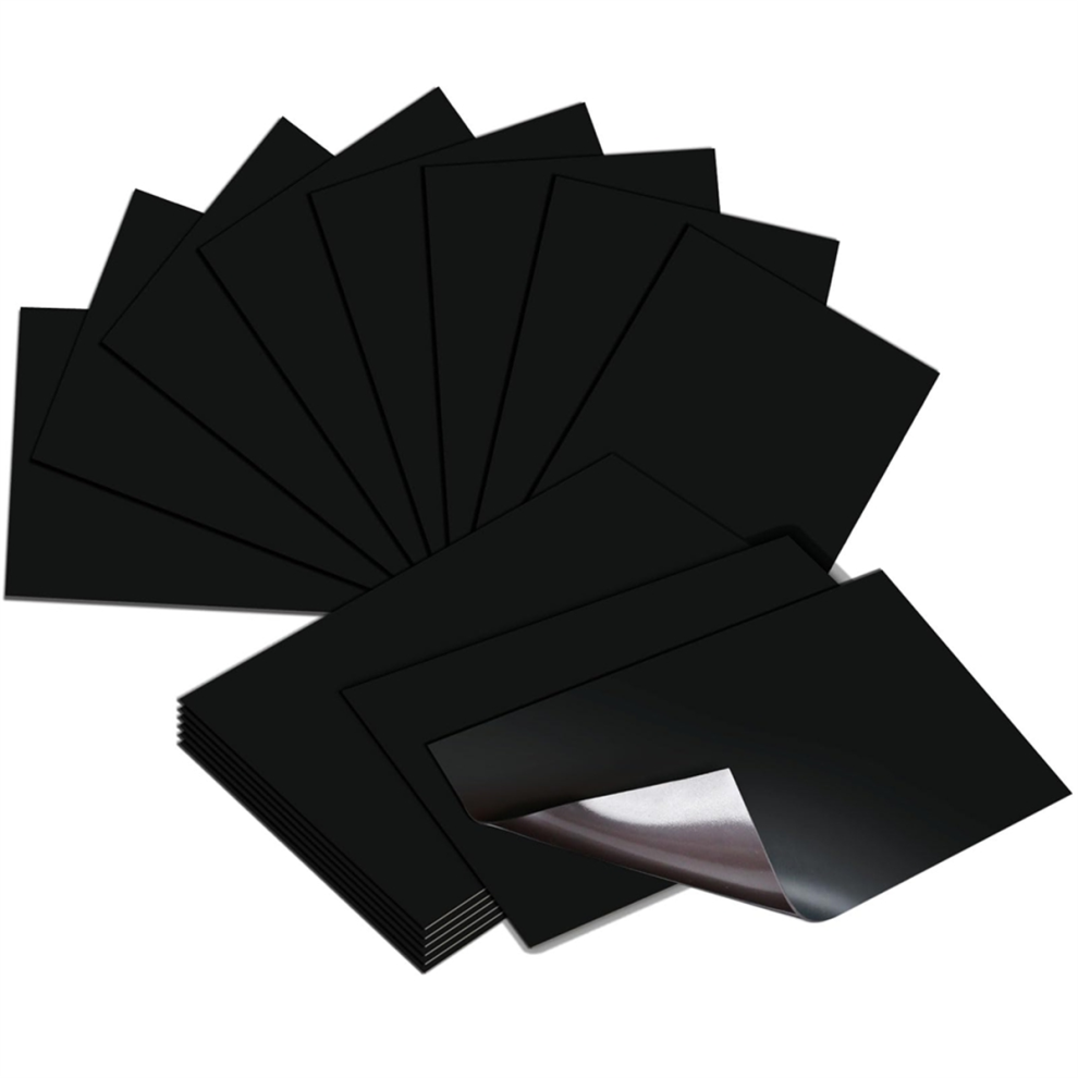 Kit de décalcomanies décoratives en PVC imitation pour porte de garage magnétique et fenêtre, pour voiture, garage métallique, B