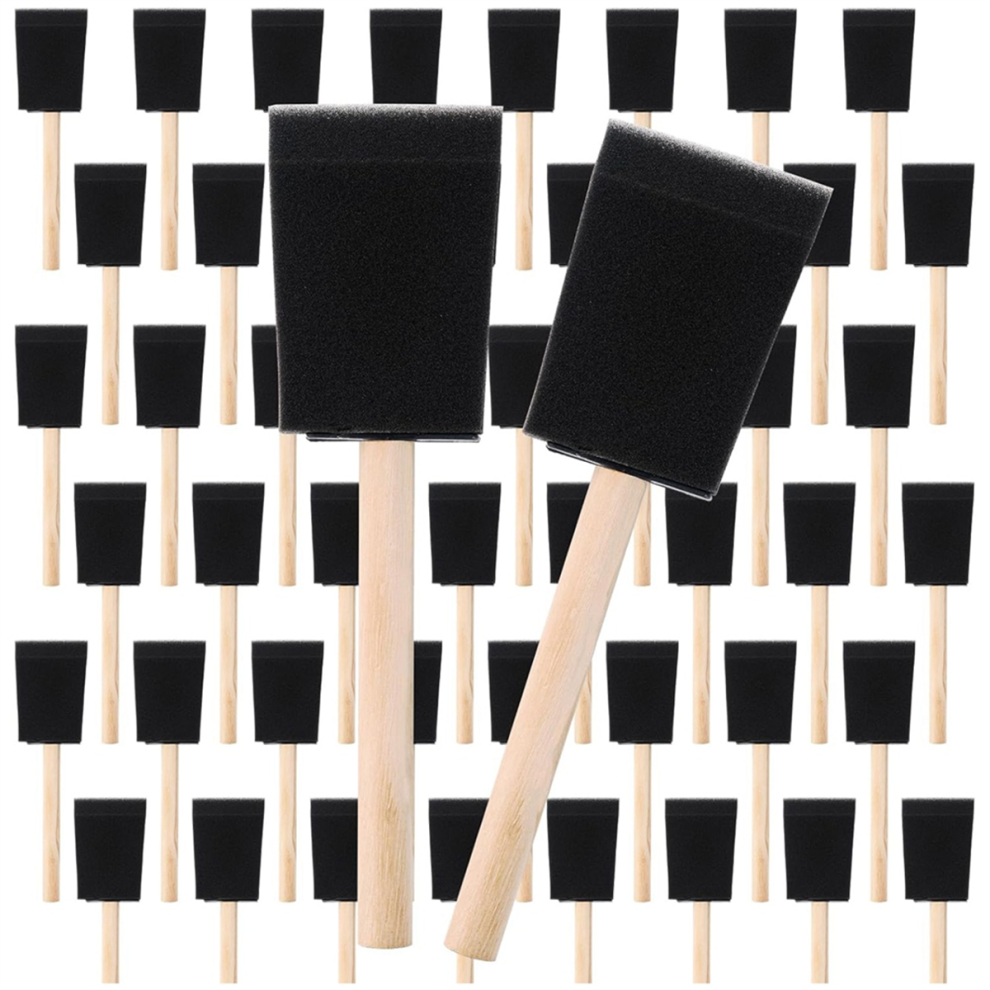 Foam Paint Brushes,2Inch Sponge Brushes 48Pack,Sponge Brushes, Painting Sponges, Brush 4853024072654