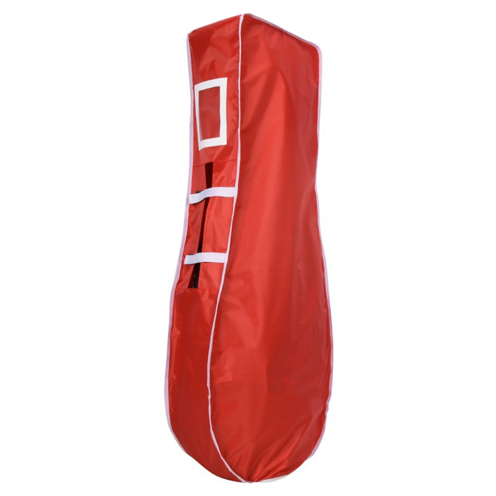 Housse de protection pour sac de golf imperméable et anti-poussière, portable et pliable, rouge