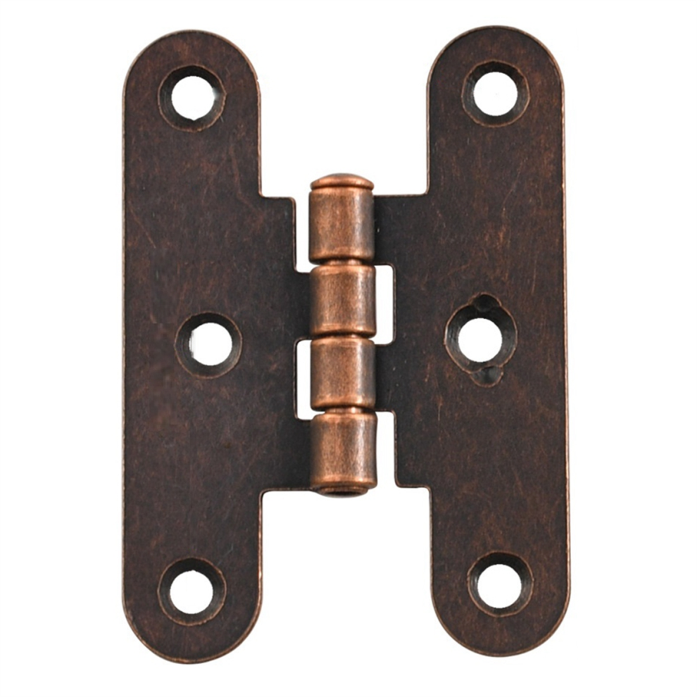 Antique Door Hinges, Furniture, Cabinet Drawer Butt Hinges Vintage Jewelry Box Red Bronze 4853024072241
