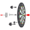 Wall Mounted Dartboard Holder Dartboards Mounting Bracket DartBoard Suspensions Stand Set Accessorys 3