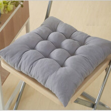 (PureSilverGray) 4040cm Dining Removable Garden Patio Home Kitchen Office Chair Cushion Pad Seat