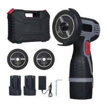 (As show, One size) Angle Grinder 28000RPM Cordless Angle Grinder Electric Grinding Tool Mini Angle Grinder with 16.8V 2