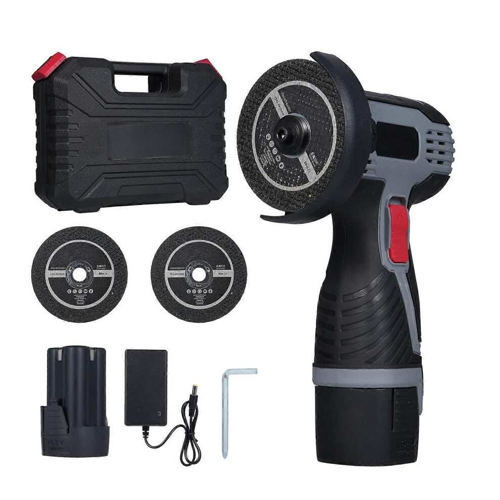 (As Show, One Size) Angle Grinder 28000Rpm Cordless Angle Grinder Electric Grinding Tool Mini Angle Grinder With 16.8V 2 6909775535370