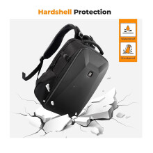 (As show, One size) K&F CONCEPT Multifunctional Camera Backpack Hardshell DSLR Camera Bag 22L Large Capacity Camera Case