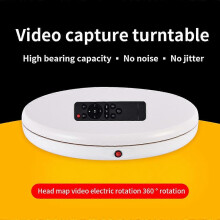 (As show, One size) 45CM/17.7in Motorized Rotating Display Stand Display Base 360Rotatable Electric Potography Turntabl