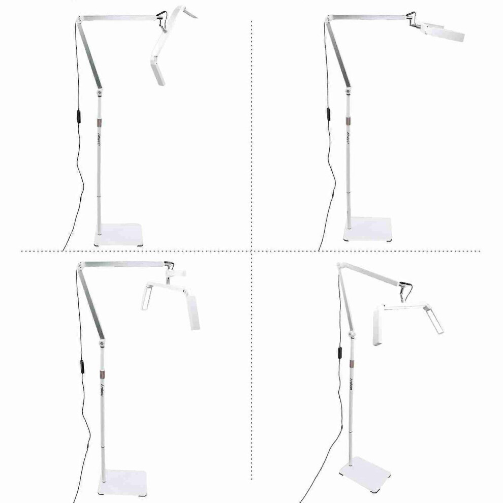 (As Show, One Size) 30W Floor Led Video Foldable Led Fill Beauty Floor Moon Lamp 3200K-5600K Dimmable With A Light 6909775655344