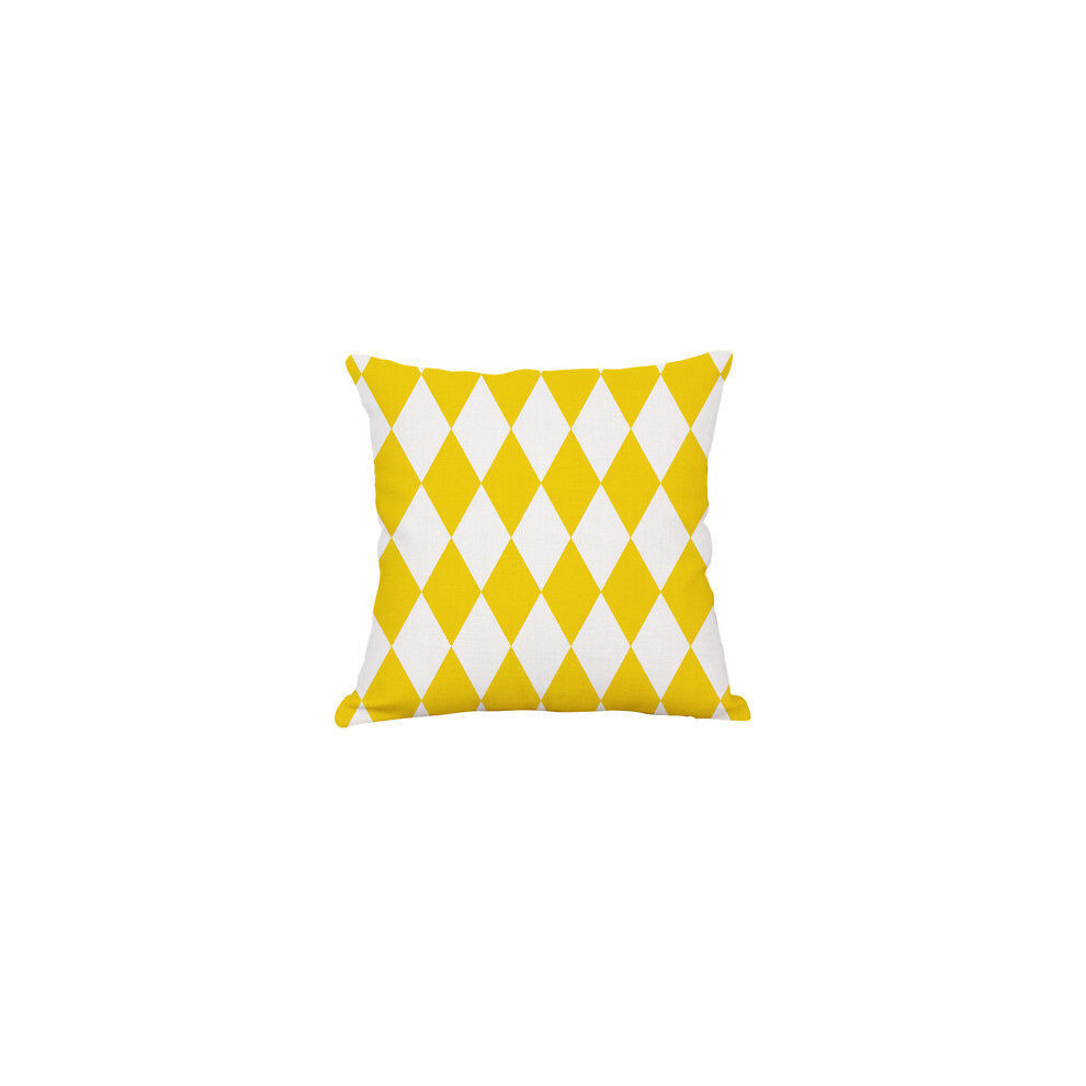 (9 ) Geometric Home Yellow Decorative Cotton Throw Square Pillow Cover Case Cushion-image-OPC-PH5BDJS-NEW