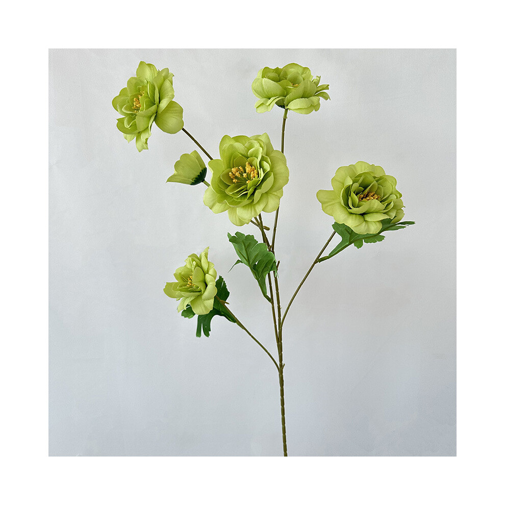 (Green) Flower Peony Artificial Wedding Hotel Restaurant Decoration Ornament Desktop-image-OPC-PH5BGT9-NEW