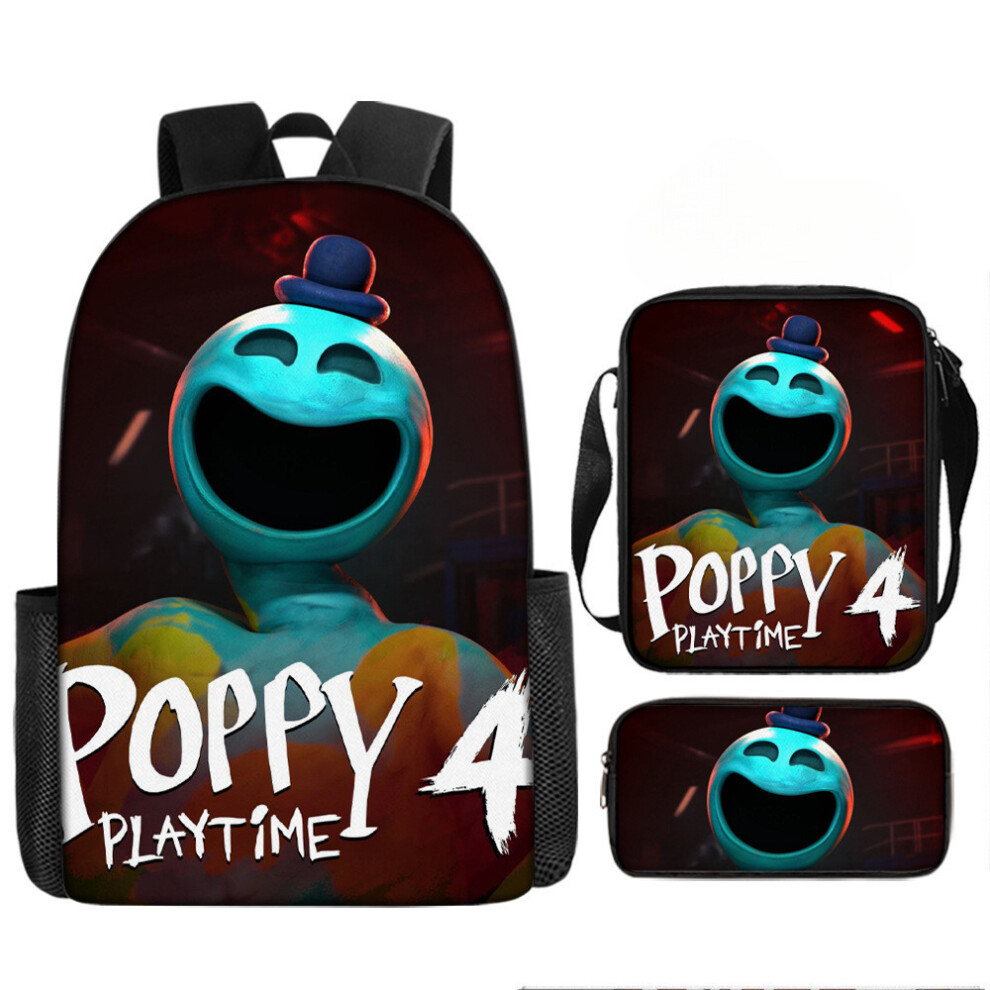 (06) Playtime Chapter Poppy 4 Printed Backpack Schoolbag Shoulder Bag Bag Pencil