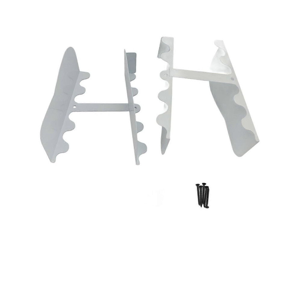 (As Show, One Size) 2Pcs Floating Shoe Display Shelves H Shaped Sturdy Iron Anti Slip Wall Sneaker Rack For Shoe Collect 6909775555538
