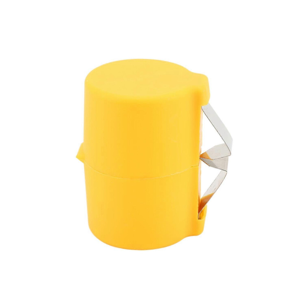 (As Show, One Size) Egg Shell Opener Multifunctional Pp Oval Groove Design Hard Boiled Egg Peeler For Kitchen Yellow 6909775588710