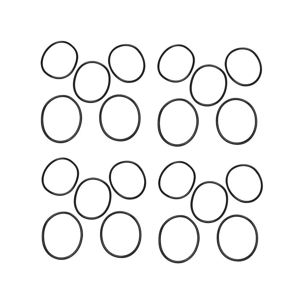 20 Pieces 100 Mm Outer Diameter 5 Mm Thick Rubber Oil-filtered O-rings