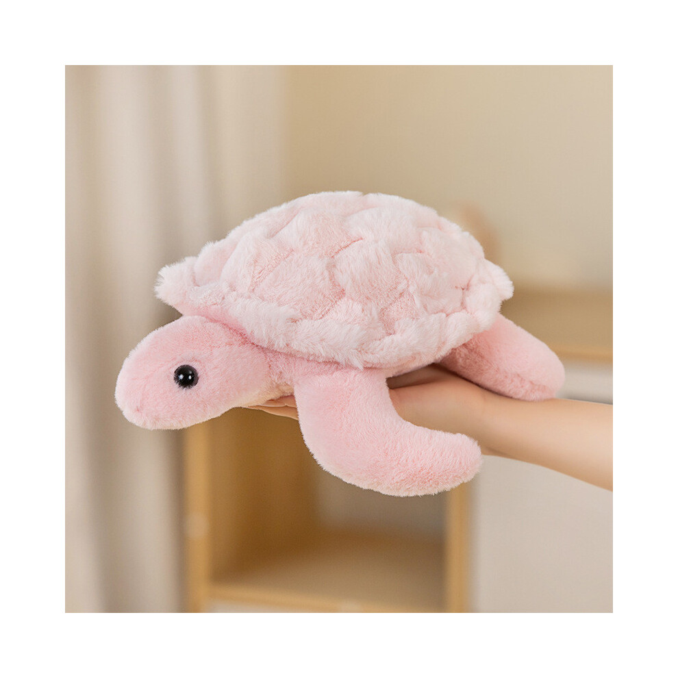 (, 38Cm) Plush Turtle Stuffed Toys Marine Organism Couple Dolls Birthday Gifts Girl Pink