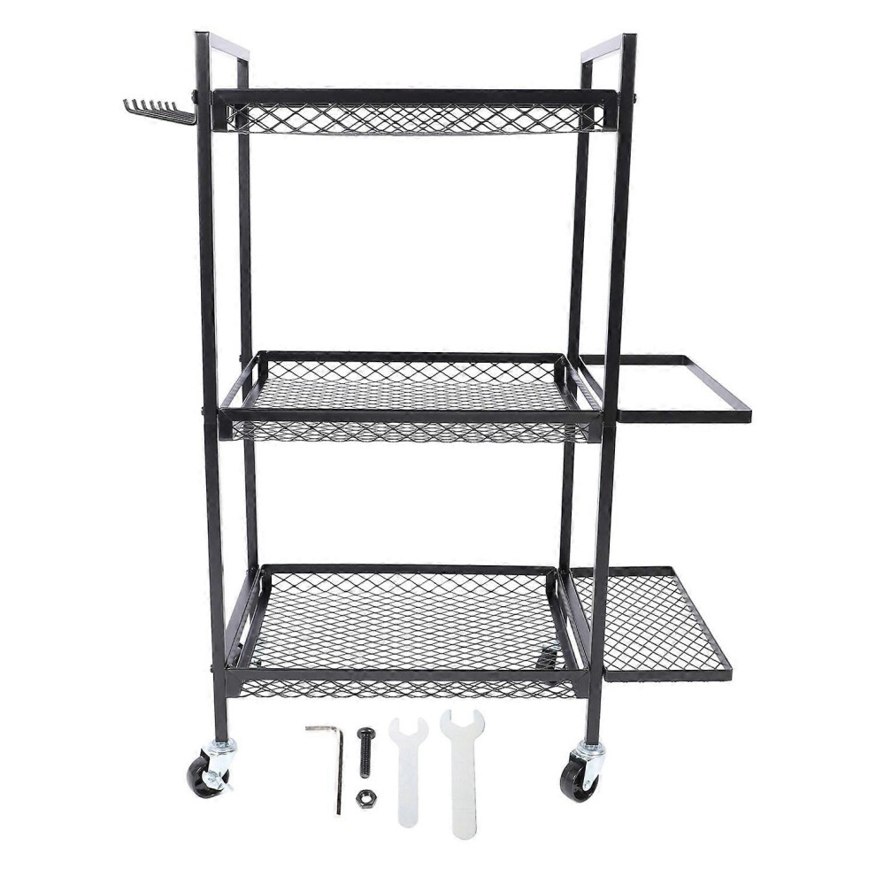 (As show, One size) Yoga Mat Storage Rack Removable Home Gym Workout Equipment Organizer Yoga Mat Holder with Wheels for