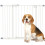PawHut PawHut Adjustable Safety Gate w/ 2 Extensions and Four Adjustable Screws, White 3