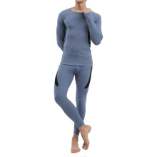 (As show, One size) Men Thermal Long Underwear Set Seamless Comfortable Close Fitting Warm Winter Base Layer Set for Col