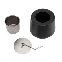 (As show, One size) Tabletop Fire Pit Bowl Smokeless Burning Portable Black Table Top Fireplace Fire Bowl for Indoor Out