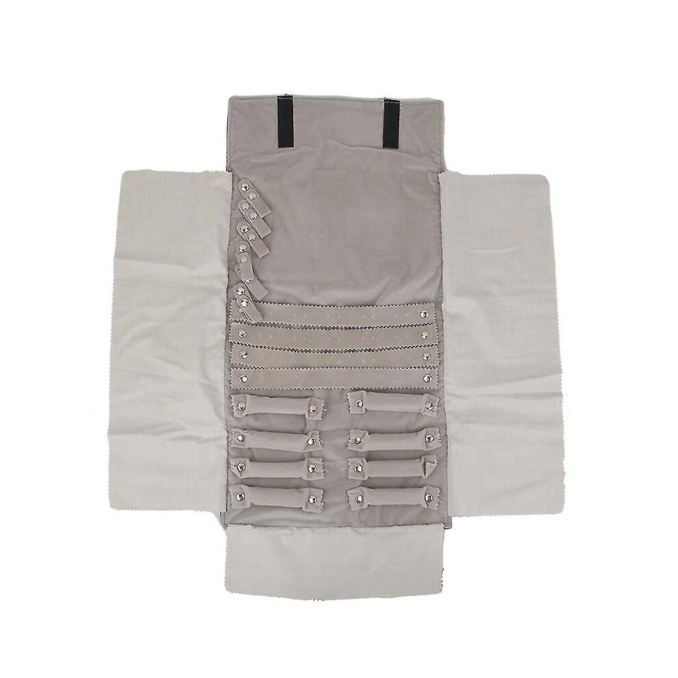 Jewry Roll Ring Earrings Blet Display Izer Pouch Grey