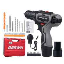 (As show, One size) Electric Drill Sets Cordless Drill Driver 25+1 Torque Setting Dual Speed Infinitely Variable Speed f
