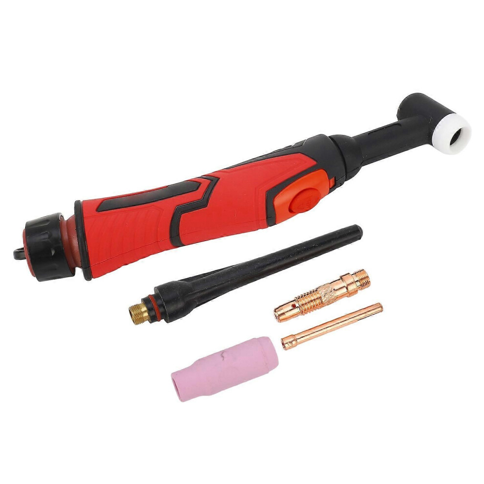 (As Show, One Size) Tig Welding Torch Head Air Cooling Wpâ26 High Temperature 360 Degree Rotation Welding Gun Head 6909775618516