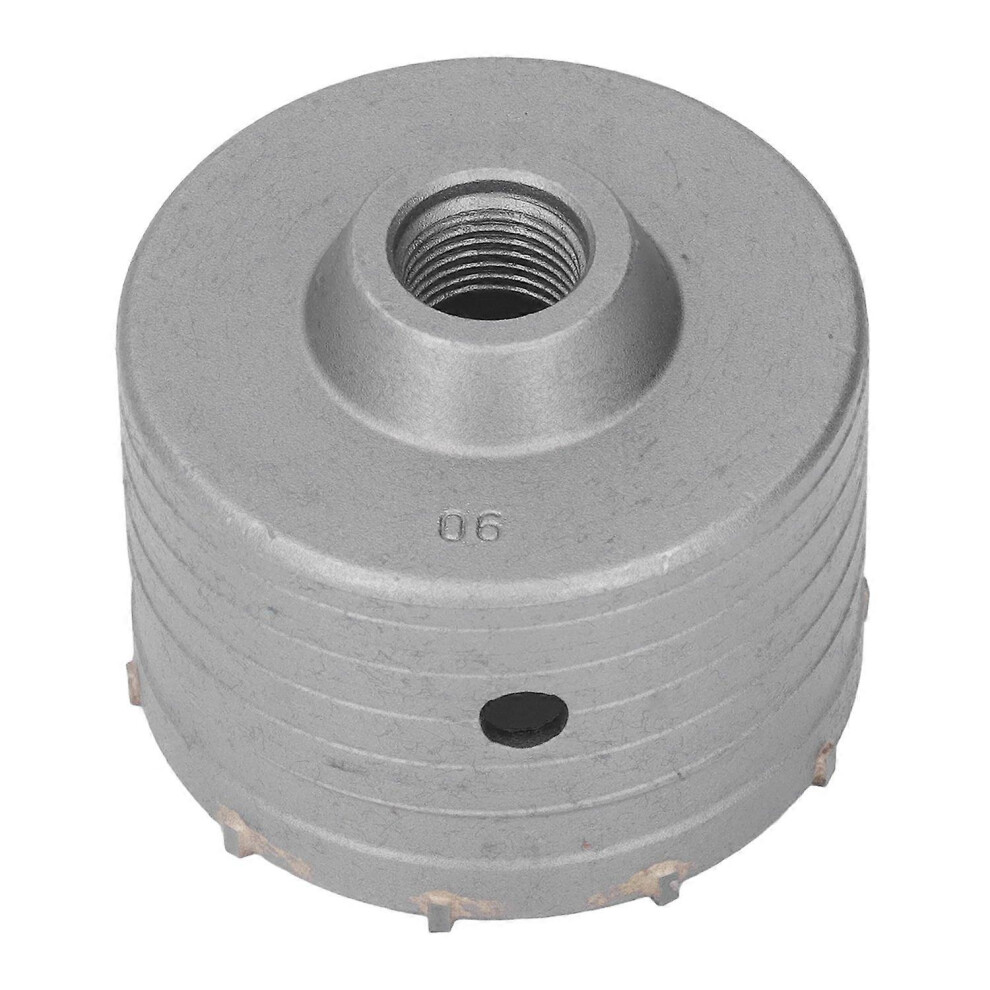 (As Show, One Size) 90Mm Electric Hammer Hole Saw Cemented Carbide Opener For Air Conditioner Installing Drilling 6909775606933