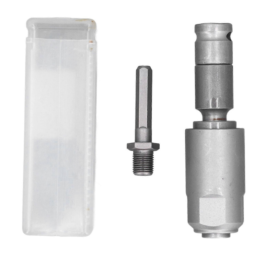 (As Show, One Size) Impact Wrench Converter High Carbon Steel 2 Pits And 2 Grooves Round Shank Impact Wrench To Electric 6909775540725