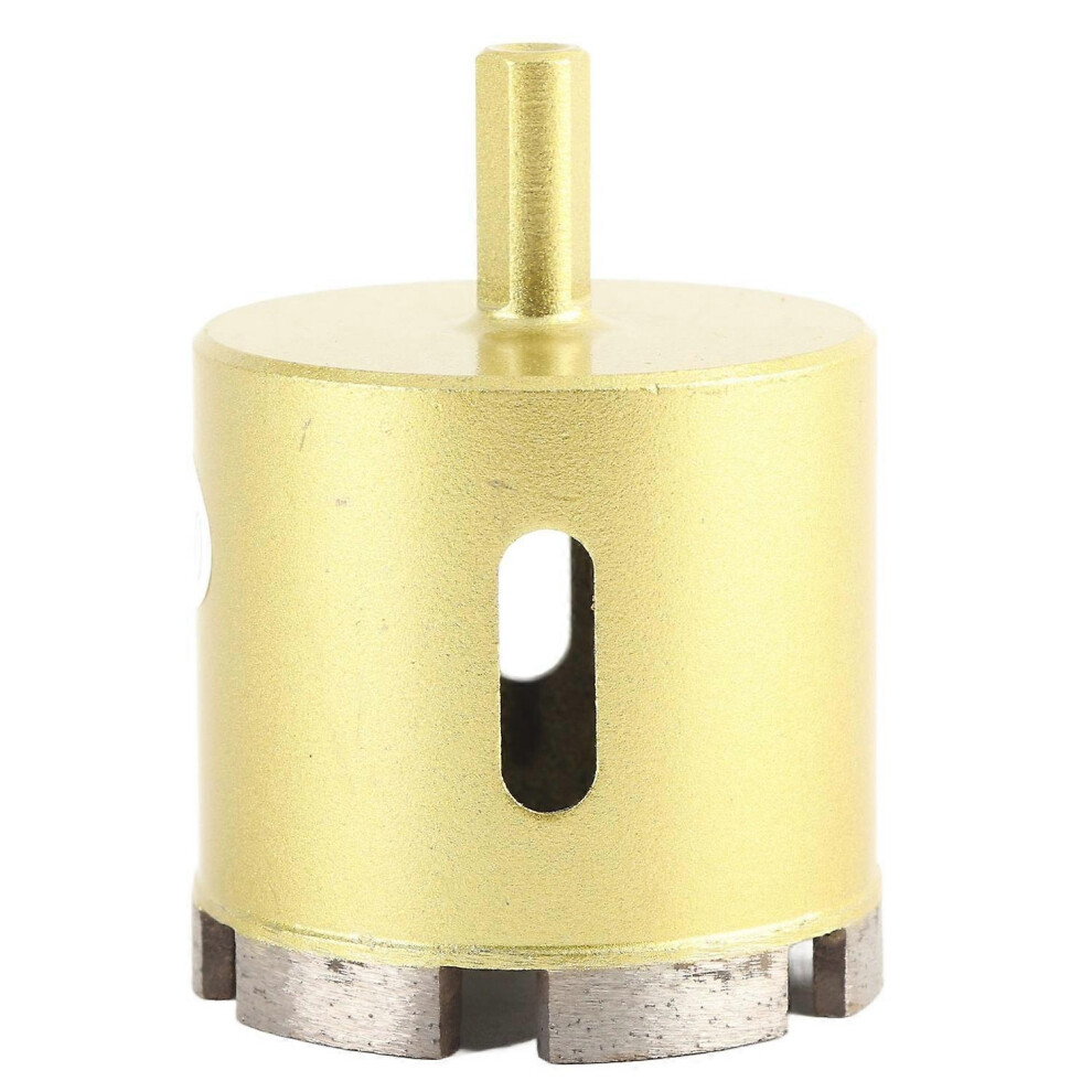 (As Show, One Size) Hole Saw Drill Bit Triangular Shank For Marble Ceramic Tile Concrete Wall 40Â60Mm 6909775614921
