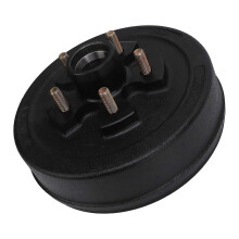 (As show, One size) 10 Inch Trailer Brake Hub Drum 5 Bolts Heavy Duty 5 On 4.5in Brake Hub Assembly for 3500 Lbs Trailer
