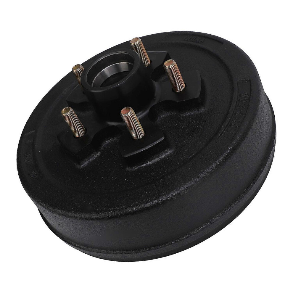 (As Show, One Size) 10 Inch Trailer Brake Hub Drum 5 Bolts Heavy Duty 5 On 4.5In Brake Hub Assembly For 3500 Lbs Trailer 6909775542729