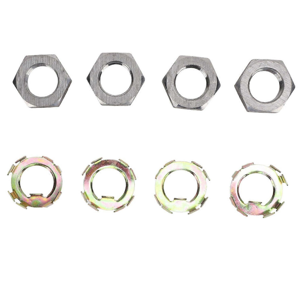 (As Show, One Size) Trailer Wheel Spindle Nut Retainer Metal Easy Installation Sturdy Wheel Axle Nut Retainer For 2K To 6909775608029