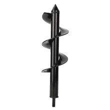 (As show, One size) 8x30cm Garden Planter Auger Spiral Drill Bit Yard Planting Post Hole Digger Tool