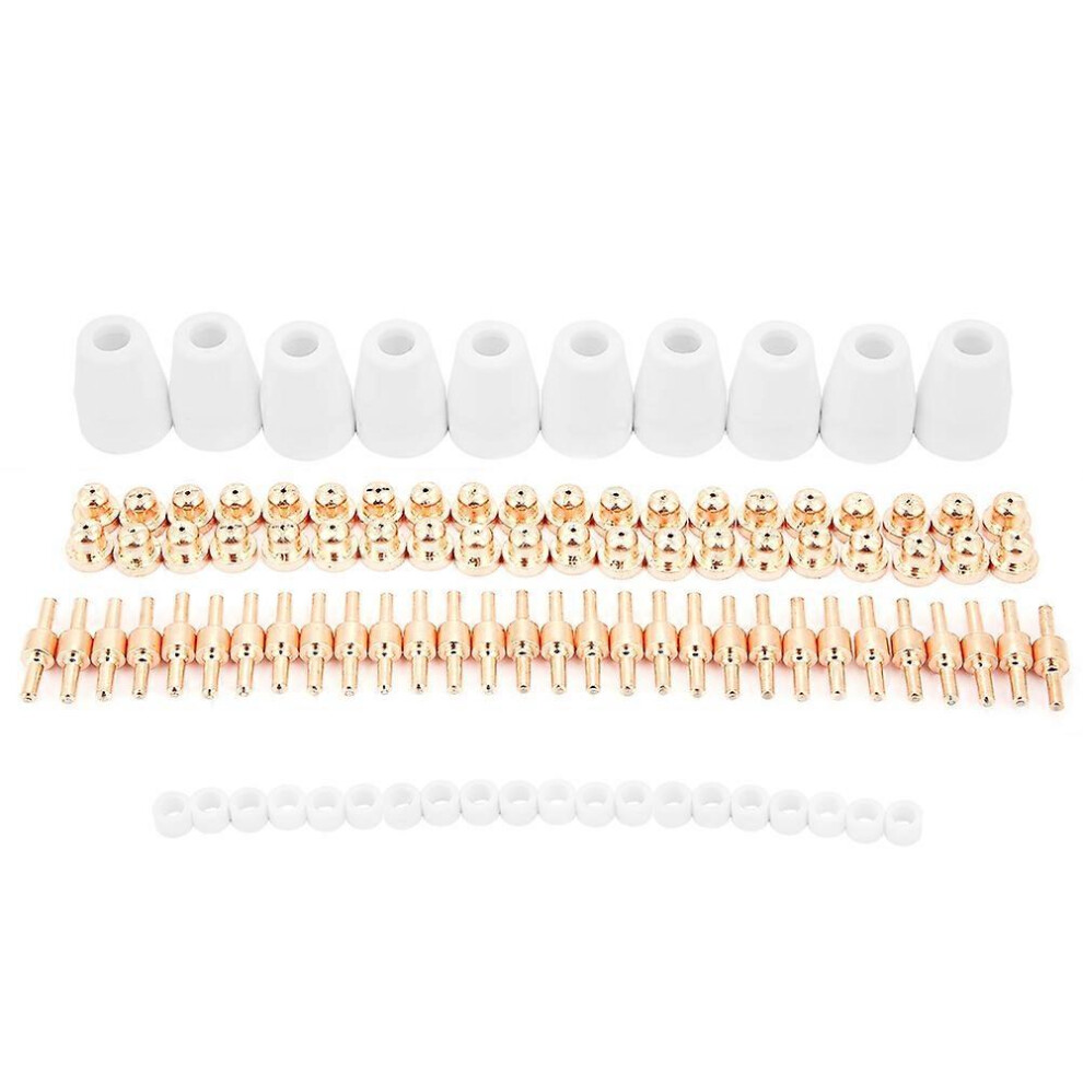 (As Show, One Size) 100Pcs Plasma Cutter Consumable For Pt-31 Lg-40 Plasma Cutter 6909775556863
