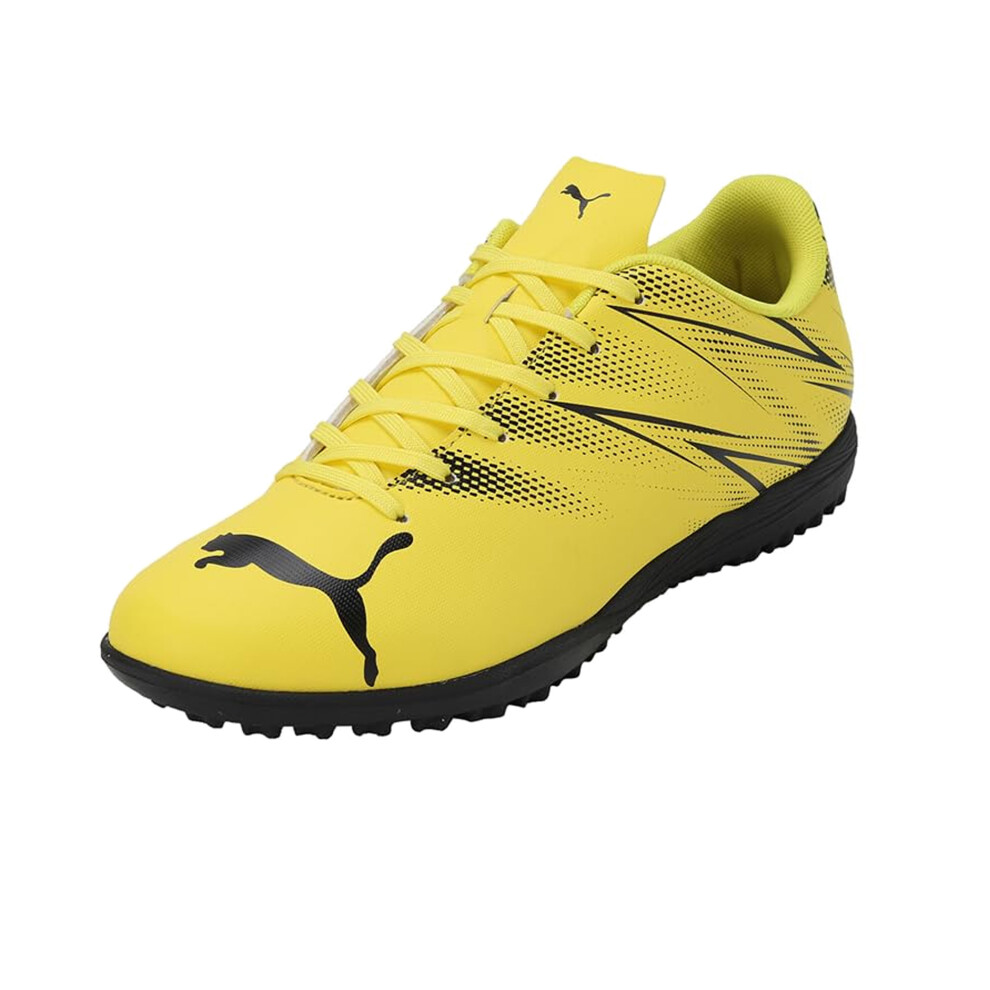 (11 UK Child, Yellow/Black) Puma Childrens/Kids Attacanto Turf Training Football Boots