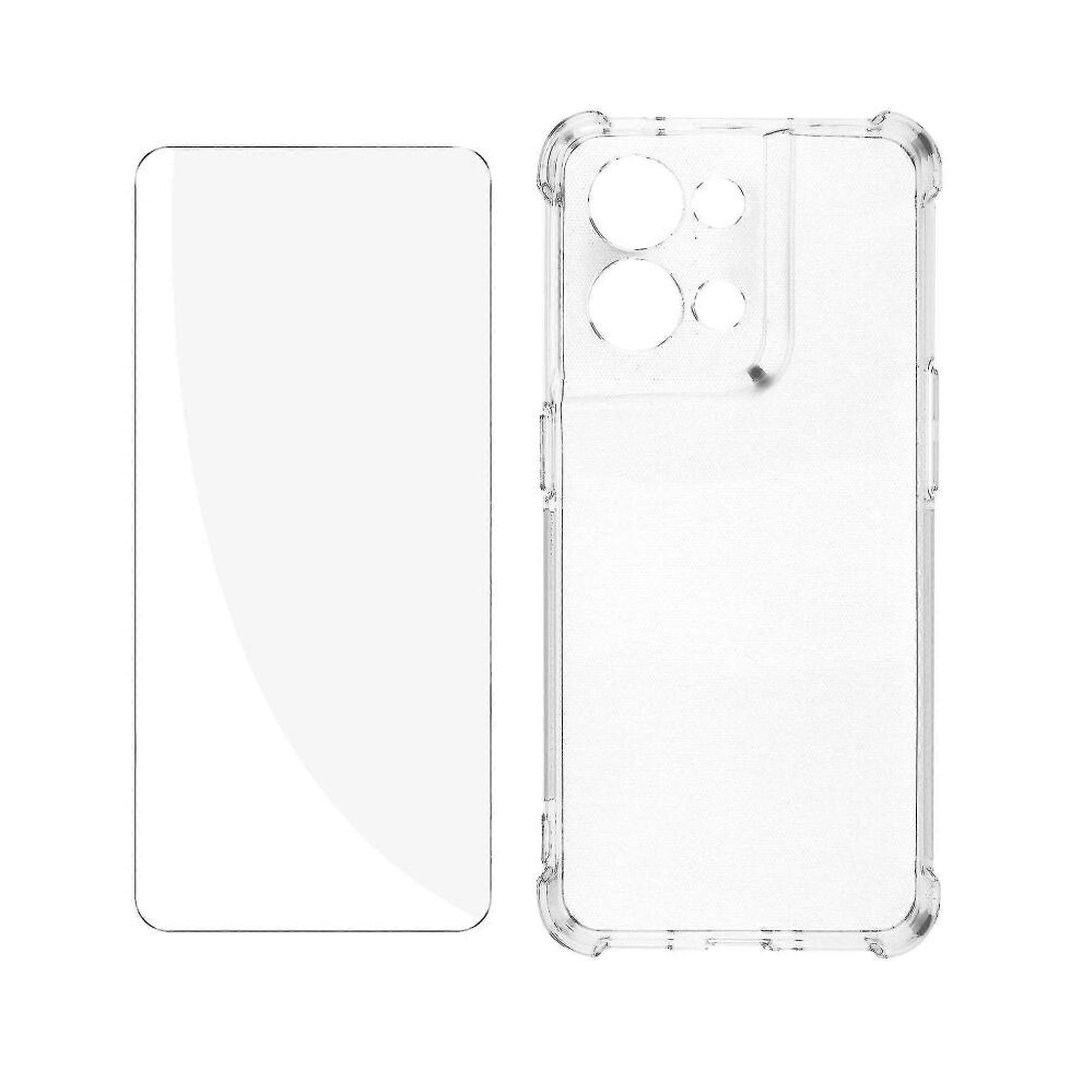 Oppo Reno 8 5G Protection Pack Reinforced Case + Tempered Glass Transparent 5004229825036