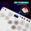 (As show, One size) SallyBox HitBox Fighting Stick Controller compatible with PC PS4 3