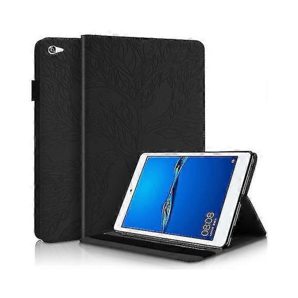 (Black) For Huawei Mediapad M5 Lite / C5 10.1 Inch Life Tree Series Horizontal Flip Leather Case With Holder/Card Slots/Pen Slot Black 5004229825173