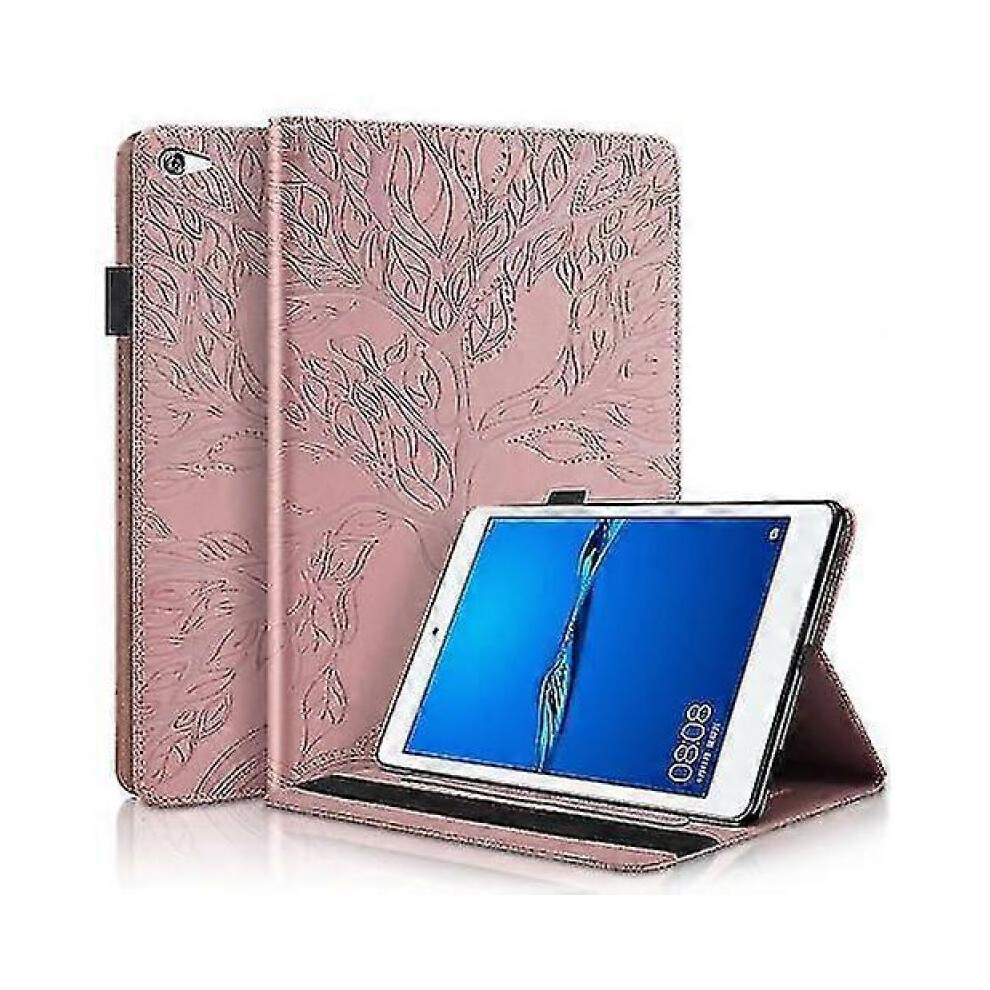 (Rose ) For Huawei Mediapad M5 Lite / C5 10.1 Inch Life Tree Series Horizontal Flip Leather Case With Holder/Card Slots/Pen Slot Gold 5004229825203