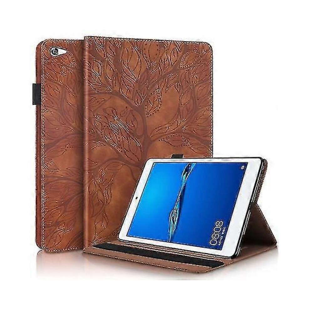 (Brown) For Huawei Mediapad M5 Lite / C5 10.1 Inch Life Tree Series Horizontal Flip Leather Case With Holder/Card Slots/Pen Slot Brown 5004229825180