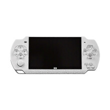 (As show, One size) X6 Handheld Game Console 4.3 Inch Screen Mp4 Player Mp5 Game Player 8gb Support compatible with Psp Game Camera