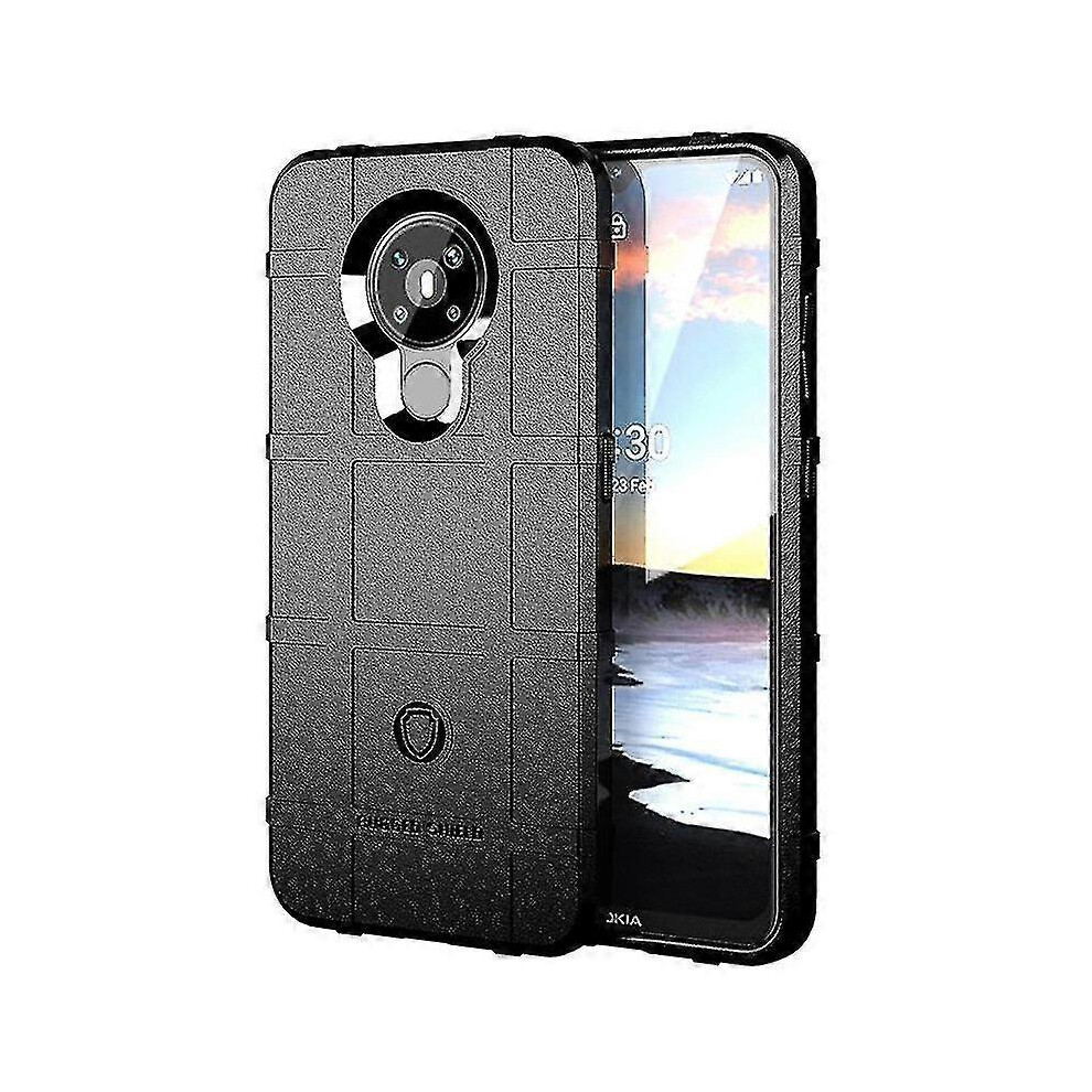 Anti-Shock Square Grid Texture Thicken Tpu Case Shell For Nokia 5.3 5004229825357