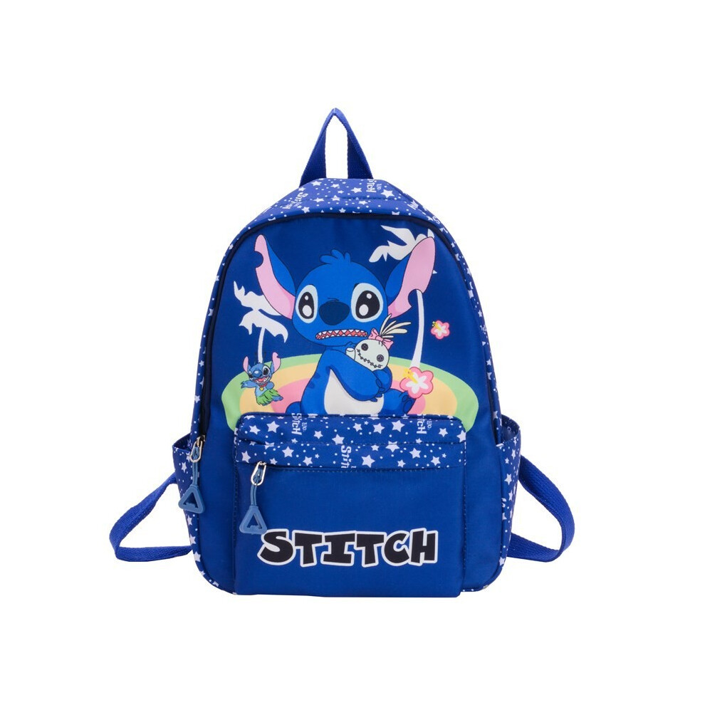 (Deep Blue) Cartoon Print Stitch Schoolbag Backpack Breathable For Use Daily Lightweight-image-OPC-PH5CXFB-NEW