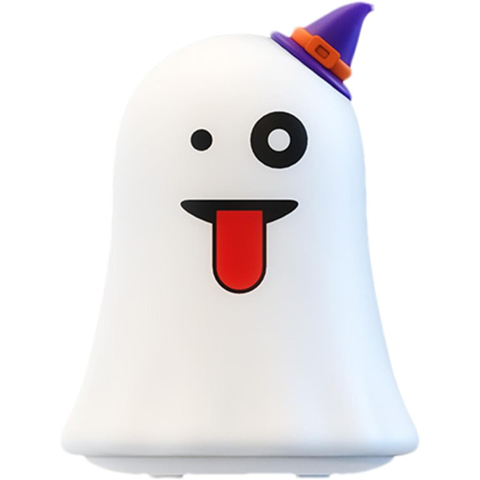 Cute Night Light | Ghosts Halloween Nightlight | Bedside Touch Lamp LED Ghost Shape Lamp LED Night Light Soft Light for Christmas, Wall, Party